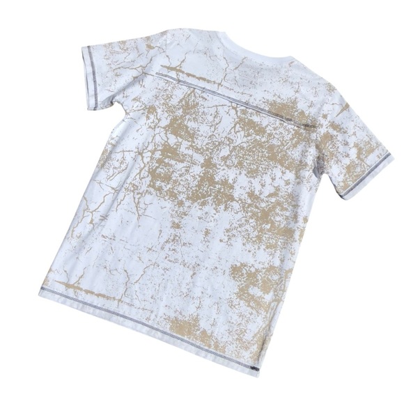 NWT Hard Rock Cafe Guitar Co White Gold Winged Acid Cotton T-shirt Mens Large - Picture 3 of 11